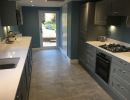 grey handled kitchen in hook hampshire