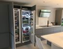 fridge freezer in kitchen